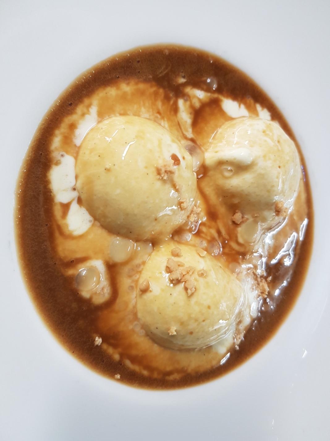 Helado de Mantecado al Horno